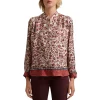 Hot Sale ⌛ Gerard Darel Camellia Printed Blouse Ecru 🔔 -Gerard Darel Elegant Shop unnamed file 109