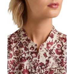 Hot Sale ⌛ Gerard Darel Camellia Printed Blouse Ecru 🔔 -Gerard Darel Elegant Shop unnamed file 112