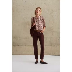 Cheap 🛒 Gerard Darel Eline Straight Leg Pants Redwine ✨ -Gerard Darel Elegant Shop unnamed file 133