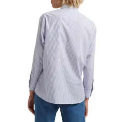 Promo 🎁 Gerard Darel Cameron Striped 👚 Shirt Optic White ✔️ -Gerard Darel Elegant Shop unnamed file 143