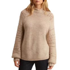 Best deal 😍 Gerard Darel Leopold Pointelle Sweater Beige 🔔