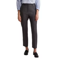 New 🔥 Gerard Darel Wool Blend Elise Straight Leg Pants Gray 🤩