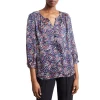 Promo 🥰 Gerard Darel Cyriaque Floral Print Blouse Navy 🛒 -Gerard Darel Elegant Shop unnamed file 212