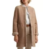 Brand new 👏 Gerard Darel Mabelle Shearling 🧥 Coat Sand 💯 -Gerard Darel Elegant Shop unnamed file 22