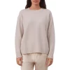 Best Sale 🎉 Gerard Darel Leatitia Crewneck Cashmere Sweater Natural 😀 -Gerard Darel Elegant Shop unnamed file 221