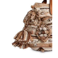 Best Pirce ⭐ Gerard Darel 24H Crocheted 👜 Handbag Camel 💯 -Gerard Darel Elegant Shop unnamed file 231
