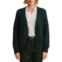 Cheap 👏 Gerard Darel Lance Button Front Cardigan Green 😍