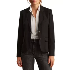 Best reviews of 🌟 Gerard Darel Nelle Notch Collar Blazer Black 🧨