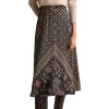Flash Sale 🌟 Gerard Darel Laya Printed Midi 👗 Skirt Black ⭐