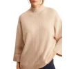 Deals 🥰 Gerard Darel Laurel Mock Neck Wool Sweater Ecru 🎉 -Gerard Darel Elegant Shop unnamed file 350
