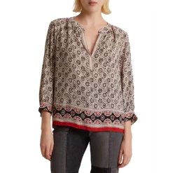 Deals ⌛ Gerard Darel Cheyenne Printed Motif Blouse Ecru ✔️