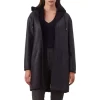 Discount 😍 Gerard Darel Miranda Hooded Leather 🧥 Coat Navy 🌟 -Gerard Darel Elegant Shop unnamed file 359