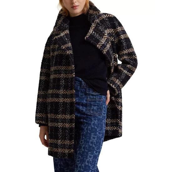 Outlet ๐ฅ Gerard Darel Soline Tweed Notch Collar ๐งฅ Coat Indigo ๐ฏ 5 Outlet ๐ฅ Gerard Darel Soline Tweed Notch Collar ๐งฅ Coat Indigo ๐ฏ - Image 3