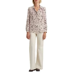 Cheap 😀 Gerard Darel Cara Silk Floral Print 👚 Shirt Ecru 🛒 -Gerard Darel Elegant Shop unnamed file 385