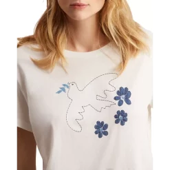 Buy ✨ Gerard Darel Asmee Graphic Print Tee Ecru ✔️ -Gerard Darel Elegant Shop unnamed file 410