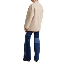 Hot Sale ⌛ Gerard Darel Naia Shearling 🧥 Coat Brown 🤩 -Gerard Darel Elegant Shop unnamed file 418