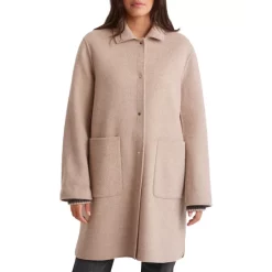 Best Sale 🎁 Gerard Darel Saelle Reversible Wool 🧥 Coat Sand ✔️