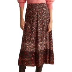 Cheap 😍 Gerard Darel Jupe Floral Flared Midi 👗 Skirt Pink 😍
