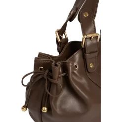 Promo 😀 Gerard Darel 24H Leather 👜 Handbag Brown 🔥 -Gerard Darel Elegant Shop unnamed file 449