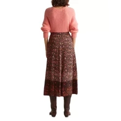 Cheap 😍 Gerard Darel Jupe Floral Flared Midi 👗 Skirt Pink 😍 -Gerard Darel Elegant Shop unnamed file 46