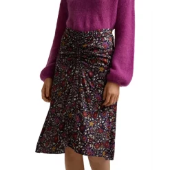 Discount π Gerard Darel Bethy Floral Print Midi π Skirt Night Blue π