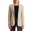 Cheapest 😉 Gerard Darel Wool Blend Ness Tailored Blazer Natural 😉 -Gerard Darel Elegant Shop unnamed file 487