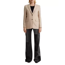 Cheapest 😉 Gerard Darel Wool Blend Ness Tailored Blazer Natural 😉 -Gerard Darel Elegant Shop unnamed file 490