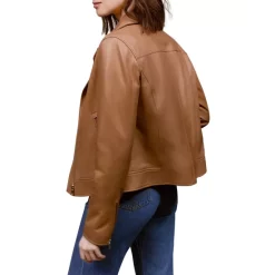Buy 🤩 Gerard Darel Margot Leather Moto Jacket Camel 🎉 -Gerard Darel Elegant Shop unnamed file 510
