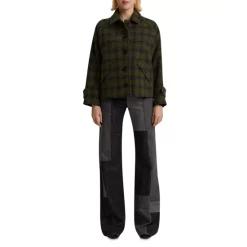 Top 10 😉 Gerard Darel Wool Naomi Plaid Print Jacket Khaki Green 🤩 -Gerard Darel Elegant Shop unnamed file 520