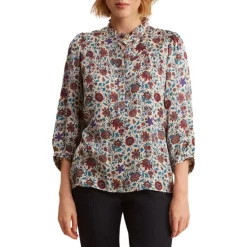 Cheap 🔔 Gerard Darel Carlton Printed Top Sand 🎁
