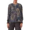 Brand new 🛒 Gerard Darel Clothilde Printed Blouse Green 😀 -Gerard Darel Elegant Shop unnamed file 547