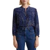 Best deal 😍 Gerard Darel Cancan Floral Mandarin Collar Blouse Blue 🛒 -Gerard Darel Elegant Shop unnamed file 566