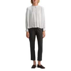 Hot Sale 😀 Gerard Darel Caroline Ruffled Blouse Green 🧨 -Gerard Darel Elegant Shop unnamed file 602