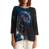 Cheapest 😀 Gerard Darel Cashmere Lorine Tie Dye Top Blue ❤️ -Gerard Darel Elegant Shop unnamed file 629