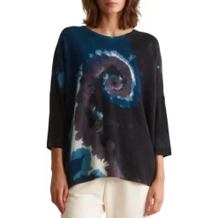 Cheapest 😀 Gerard Darel Cashmere Lorine Tie Dye Top Blue ❤️