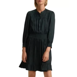 Coupon ❤️ Gerard Darel Johan Smocked Trim 👗 Dress Green 🎉