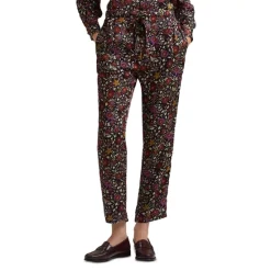 Hot Sale π Gerard Darel Esmeth Floral Print Drawstring Pants Night Blue π