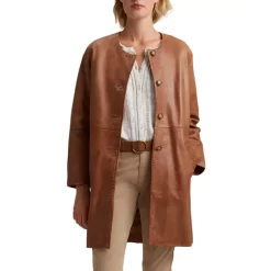 Hot Sale π€© Gerard Darel Magie Leather Jacket Brown π€©