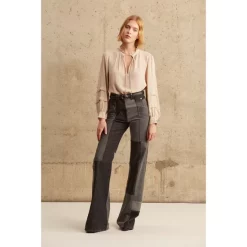 Promo 🎉 Gerard Darel Celestine Blouson-Sleeve Top Natural 🎉 -Gerard Darel Elegant Shop unnamed file 669