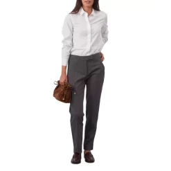 Coupon 🥰 Gerard Darel Ester Straight Leg Pants Gray 😀 -Gerard Darel Elegant Shop unnamed file 702