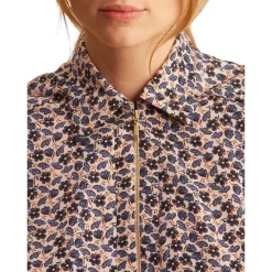 Outlet ✔️ Gerard Darel Cynthia Printed 👕 Shirt Indigo 🤩 -Gerard Darel Elegant Shop unnamed file 726