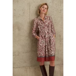 Hot Sale 🛒 Gerard Darel Jael 👚 Shirt 👗 Dress Ecru 👍 -Gerard Darel Elegant Shop unnamed file 733