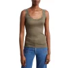 Best reviews of ❤️ Gerard Darel Amauric Ribbed Lace Trim Tank Top Dark Green 😀 -Gerard Darel Elegant Shop unnamed file 740
