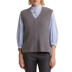 Cheap ✔️ Gerard Darel Wool Blend Liberty Sweater Vest Gray 👍