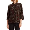 Top 10 🧨 Gerard Darel Carlton Printed Top Black 🤩