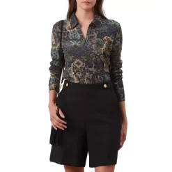 Best Pirce 😀 Gerard Darel Amelia Printed 👚 Shirt Green 🥰 -Gerard Darel Elegant Shop unnamed file 774