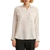 Flash Sale 🥰 Gerard Darel Canelle Point Collar Top Ecru 👍 -Gerard Darel Elegant Shop unnamed file 822
