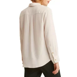 Flash Sale 🥰 Gerard Darel Canelle Point Collar Top Ecru 👍 -Gerard Darel Elegant Shop unnamed file 824