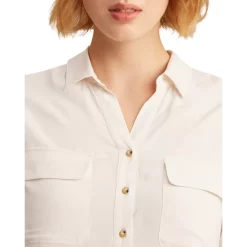 Flash Sale 🥰 Gerard Darel Canelle Point Collar Top Ecru 👍 -Gerard Darel Elegant Shop unnamed file 825