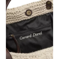 Budget ⌛ Gerard Darel Marilyn Knit Satchel Beige 🛒 -Gerard Darel Elegant Shop unnamed file 836